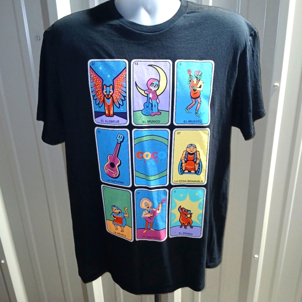 New DISNEY'S PIXAR COCO T shirt size Large
